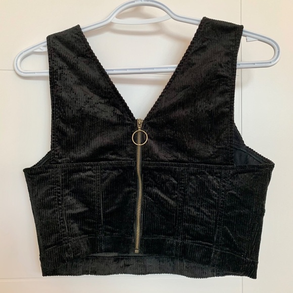Maeve Corduroy Fitted Bustier Vest - Picture 2 of 2